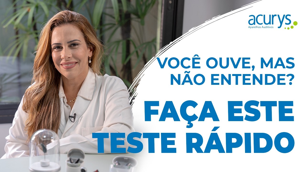 Você ouve, mas não entende? Faça este teste rápido (3 perguntas)