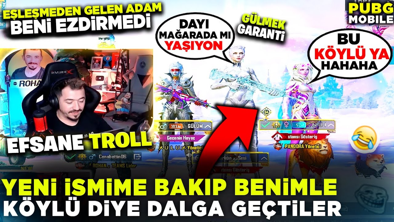 BENİMLE KÖYLÜ DİYE DALGA GEÇTİLER - ERZURUMLU ADAM DERSİNİ VERDİ - PUBG MOBİLE TROLL