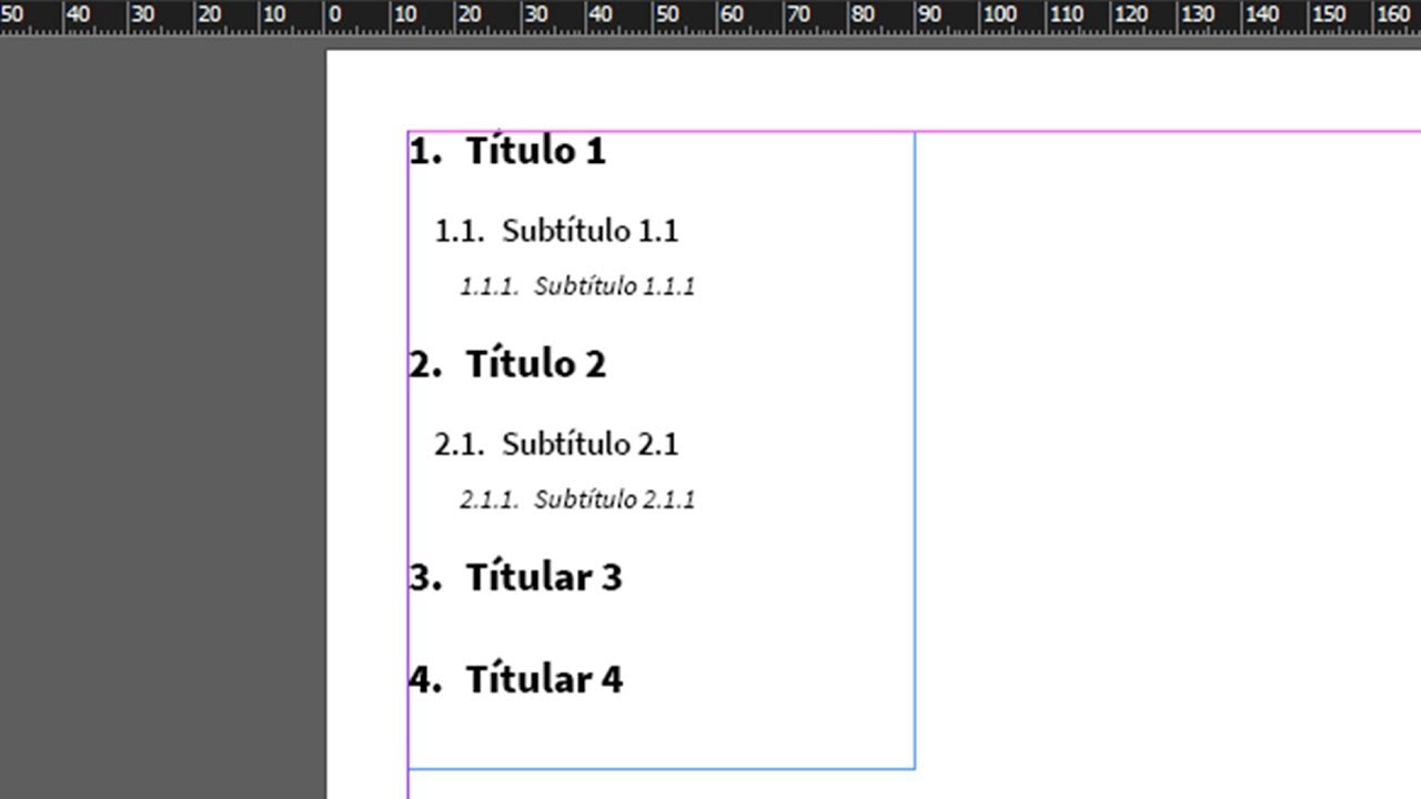 Graphic Design: Create automatic numbering for page titles on InDesign (intermediate) | Freepik