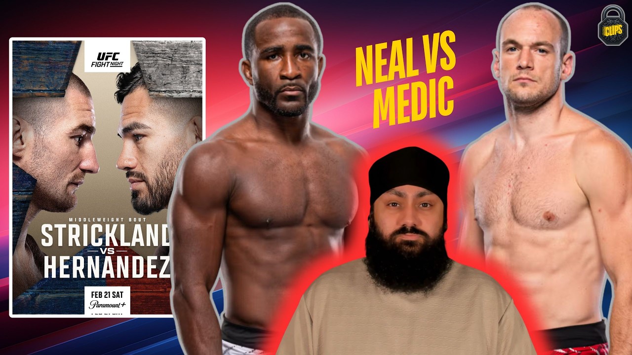 UFC Houston: Neal vs Medic Breakdown, Prediction, & Pick