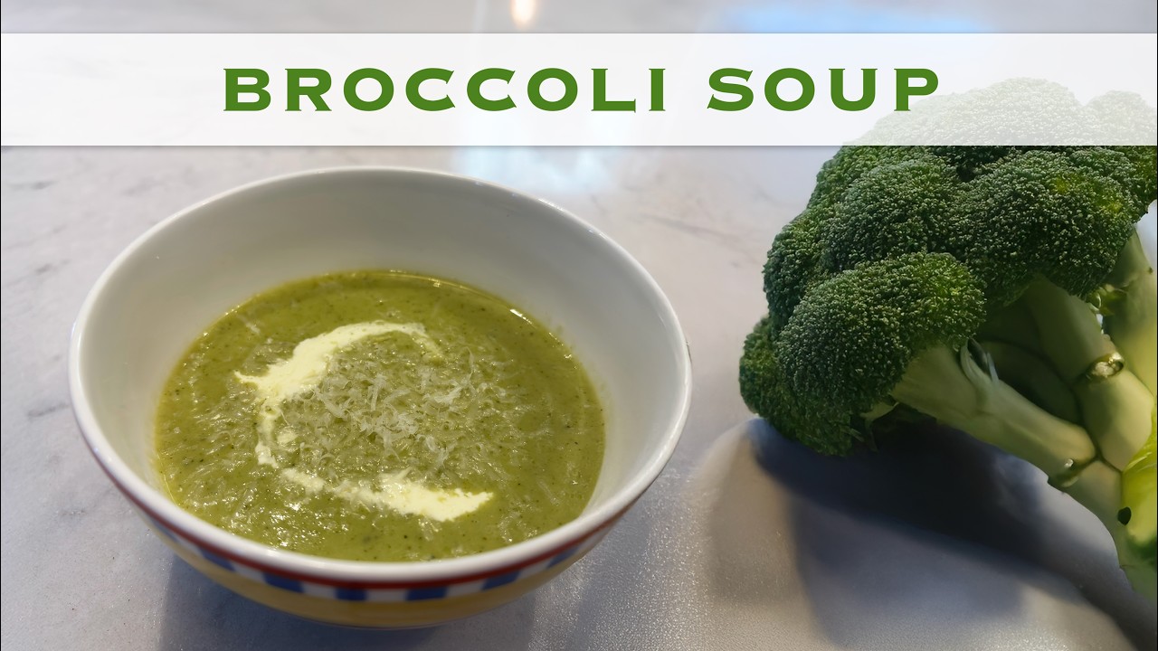 Очень простой суп из брокколи | Уютная и сытная еда
