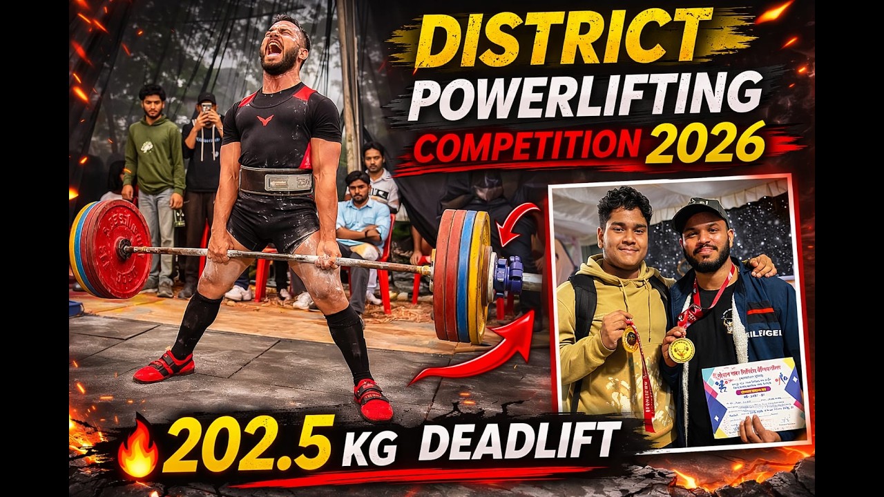 GOLAIT: 202.5 KG DISTRICT DEADLIFT 2026| SBD. POWERLIFITNG COMPETITION (484 Kg Total)