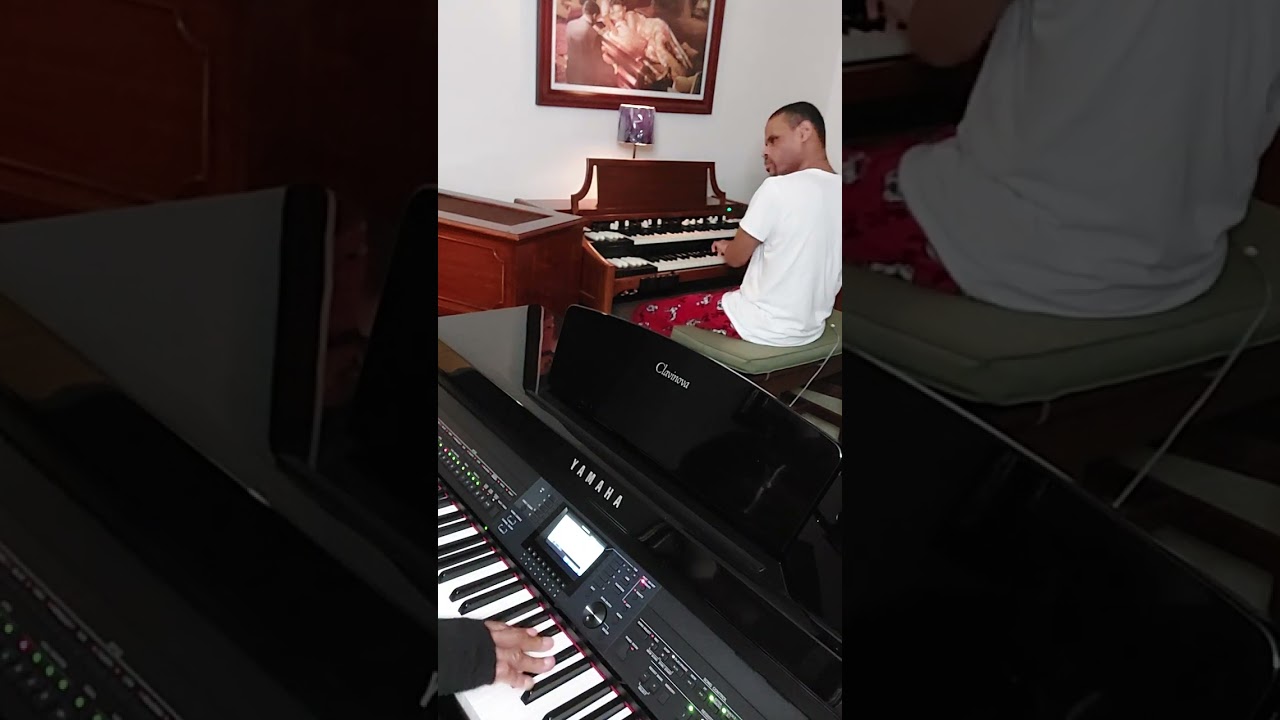 Amazing grace played by Darrius on the organ and Andre on the piano.