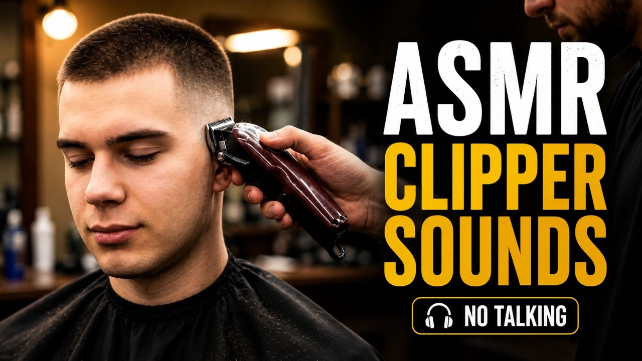 ASMR Haircut ✂️ Relaxing Clipper Sounds | No Talking Barber