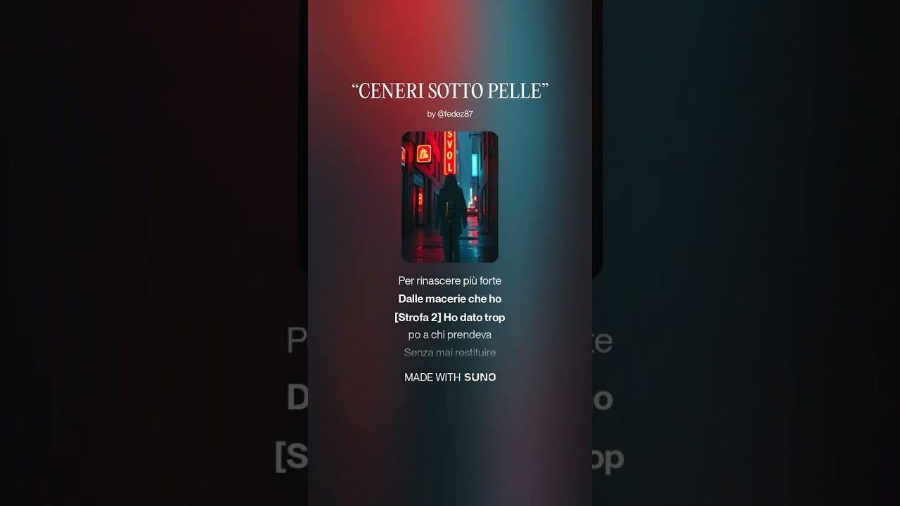 “CENERI SOTTO PELLE”