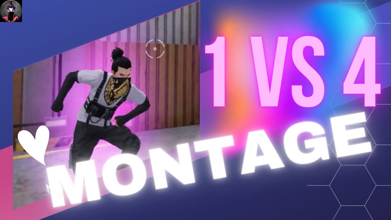 1VS 4 ONE TAP MONTAGE IN FREE FIRE IN TAMIL