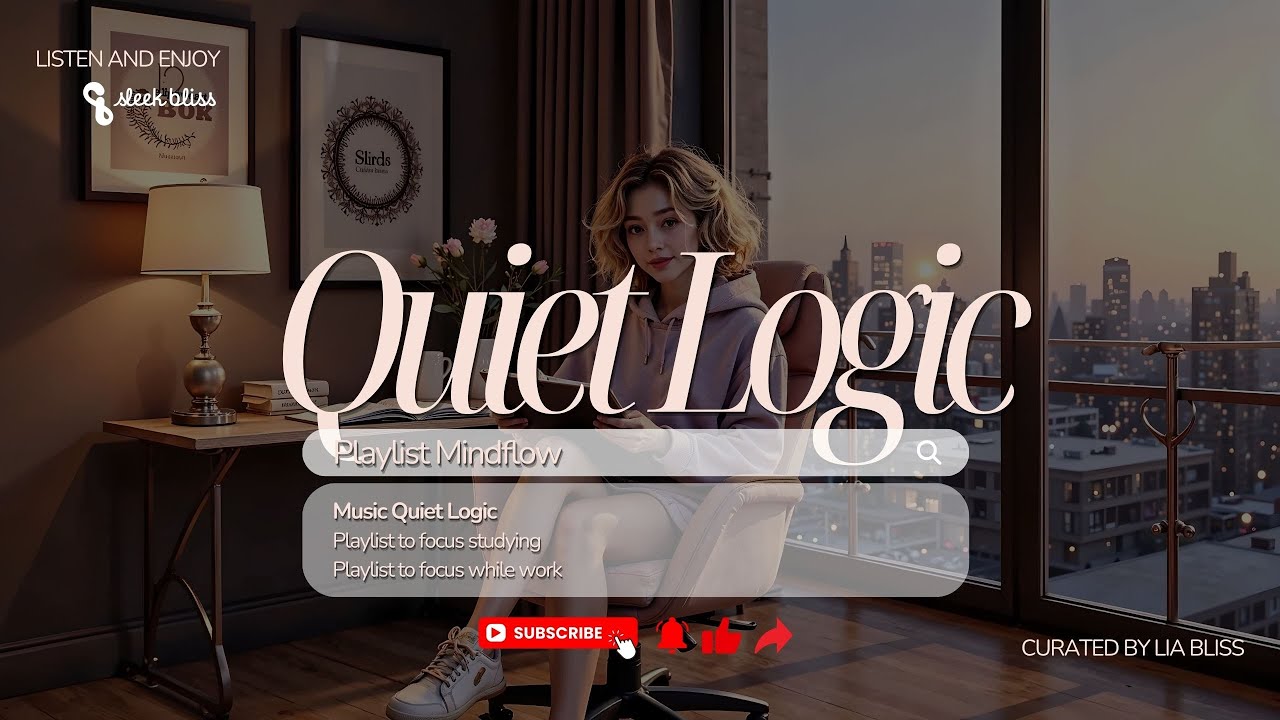 Quiet Logic ☕ LoFi Study & Coffee Shop Ambience for Focus & Reading | Curated by Lia Bliss