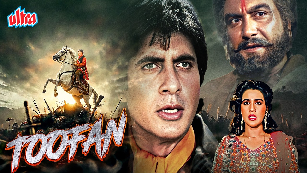 Toofan (1989) - 80s Superhit Blockbuster Hindi Action Movie - Amitabh Bachchan, Meenakshi Seshadri