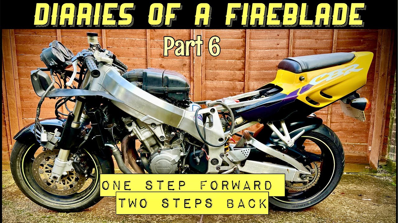 Blade Diaries - Part 6 Disaster: One Step Forward, Two Steps Back! #fireblade #cbr900rr #barnfinds