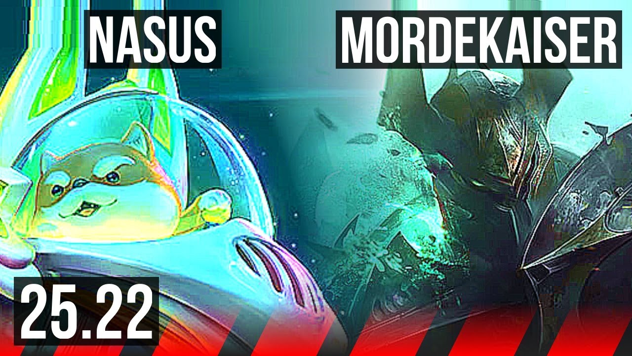 NASUS vs MORDEKAISER (TOP) | KR Master | 25.22