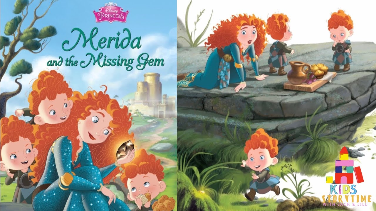 🏰🎉 Kids Book Read Aloud: Disney Princess : Merida and the Missing Gem