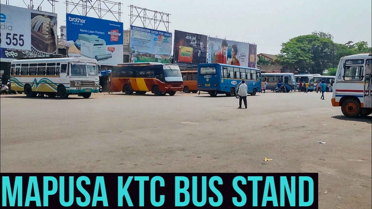 Mapusa KTC Bus Stand : Goa | Bus route and Information | Kadamba Bus Stand 🚌!!!