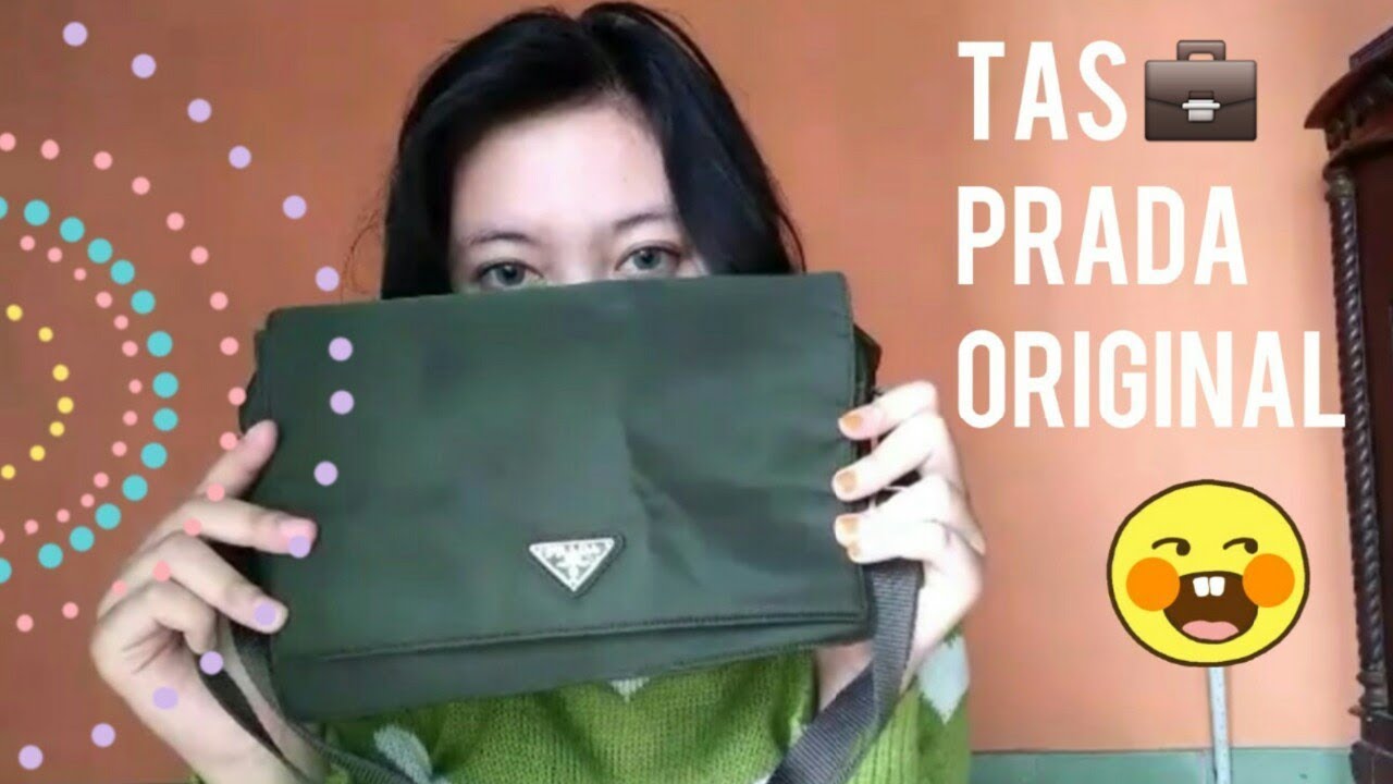 Cara membedakan Tas PRADA  Asli atau Palsu / Ciri-Ciri Tas Prada Vintage Authentic Original