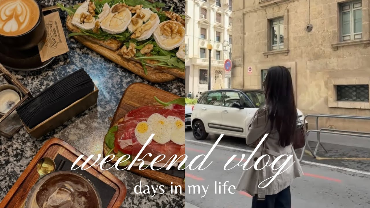 books and cosy rainy days | weekend vlog