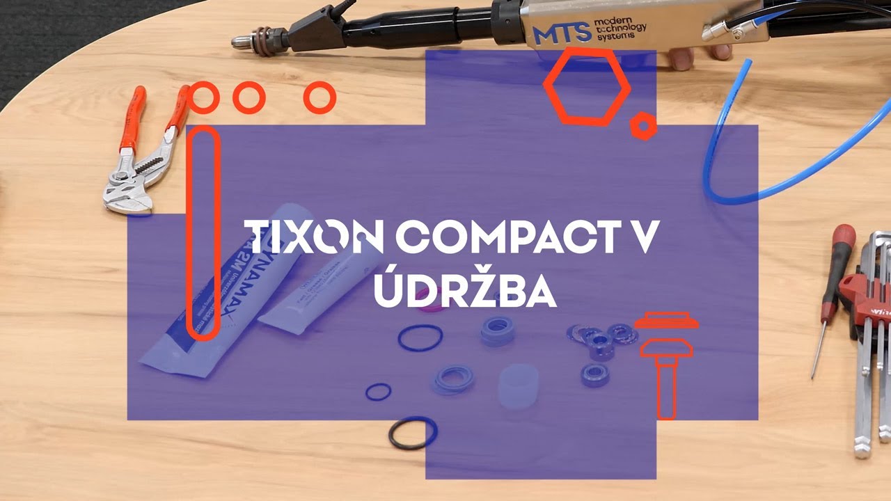 Údržba skrutkovacej jednotky TIXON COMPACT V