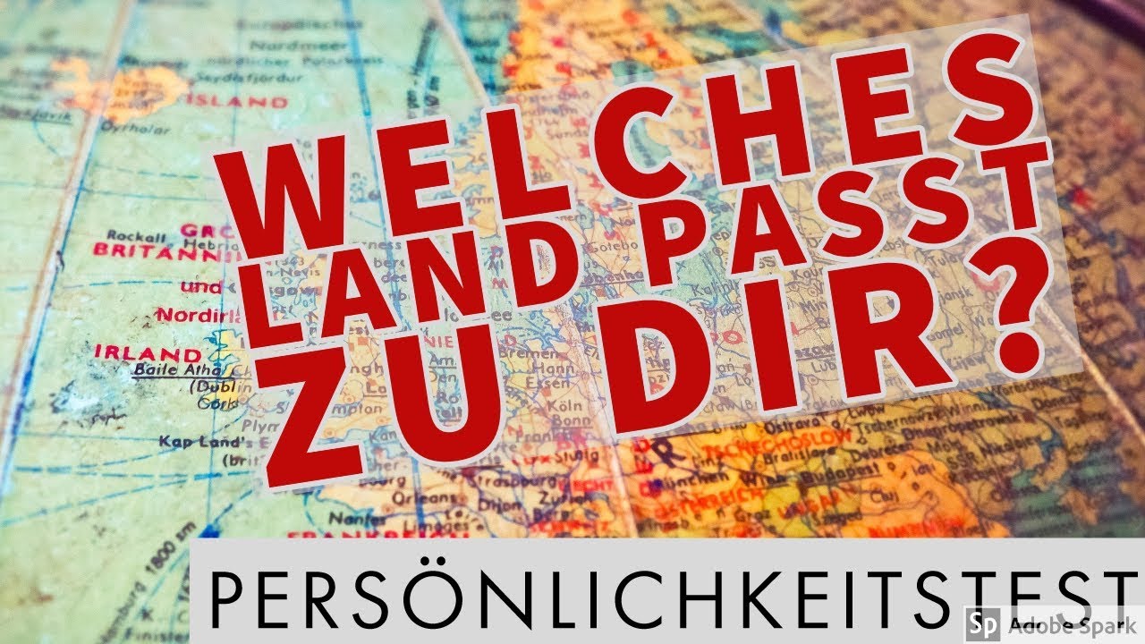 🗿 Welches Land passt zu dir? Persönlichkeitstest! 🗿