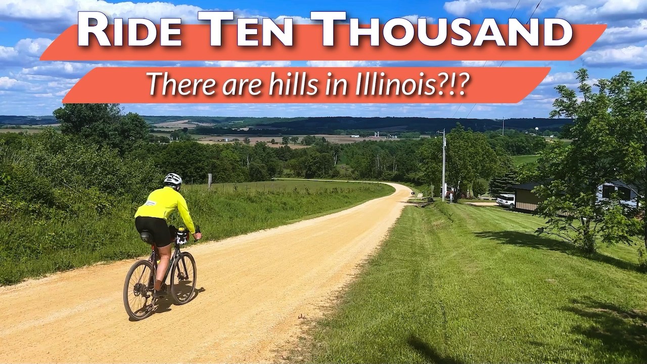 Ride Ten Thousand | 118 miles | 10k feet elevation gain | IL Driftless Region Gravel Ride