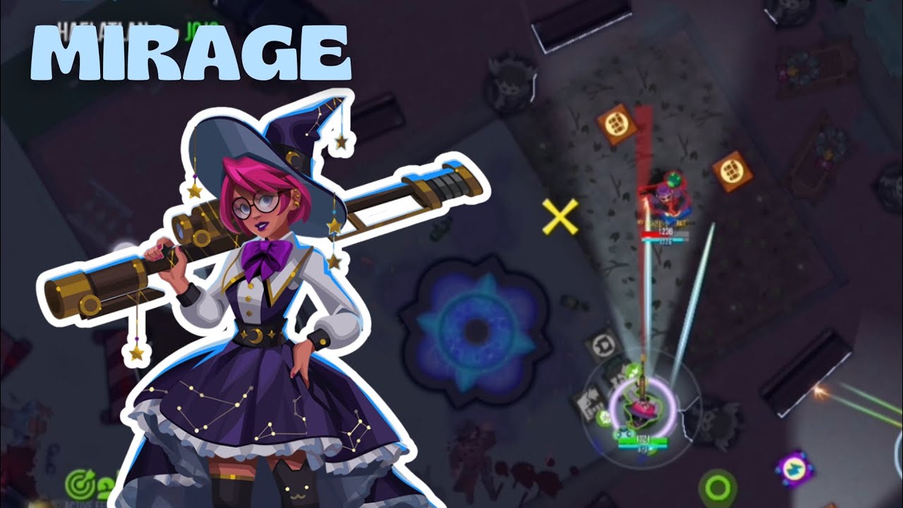 Perfect Mirage gameplay! High damage, high mobility! Bullet Echo #bulletecho 