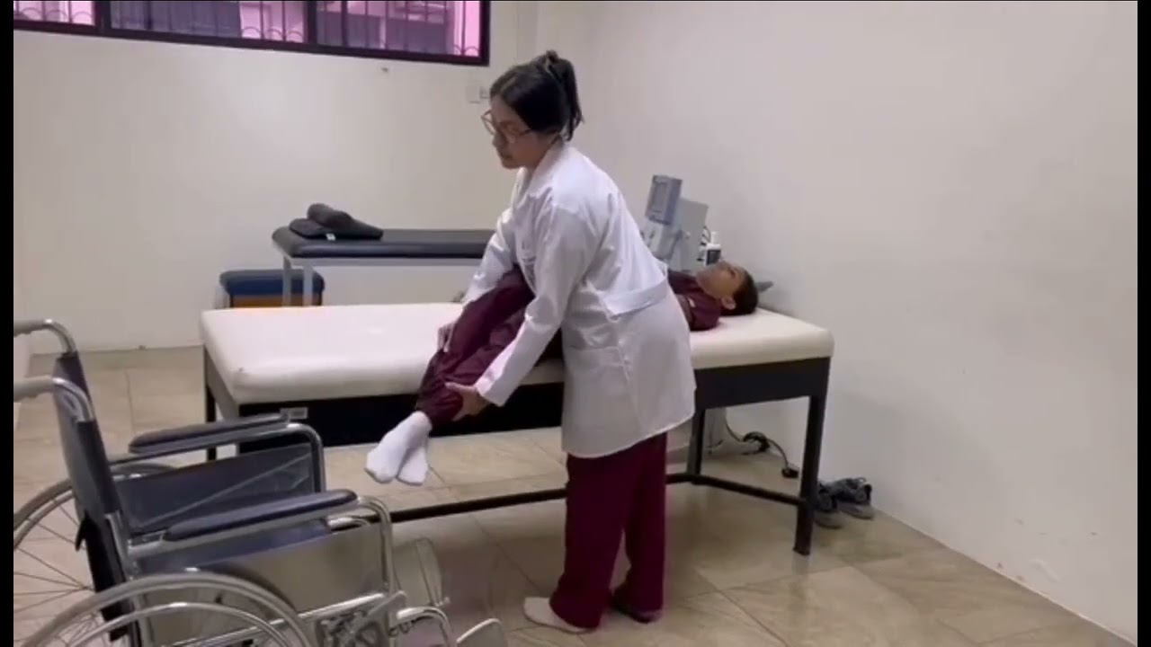 Movilizaci&oacute;n de paciente con hemiplejia, dec&uacute;bito supino a sedestaci&oacute;n y bipedestaci&oacute;n