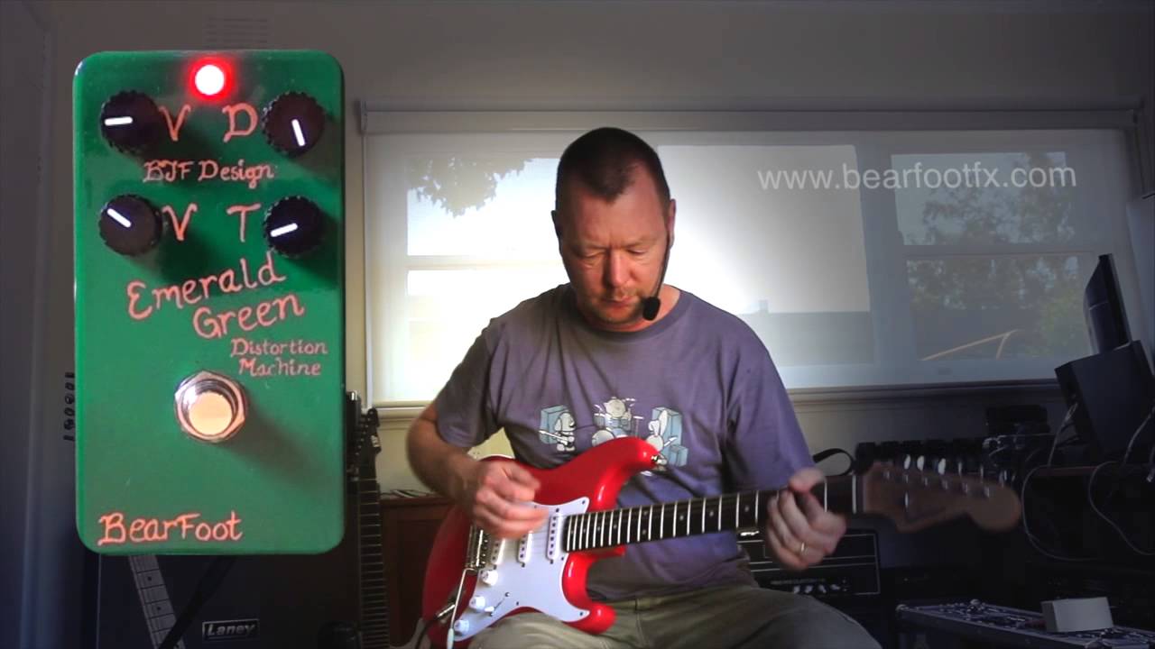 BearFootFX : Emerald Green Distortion Machine