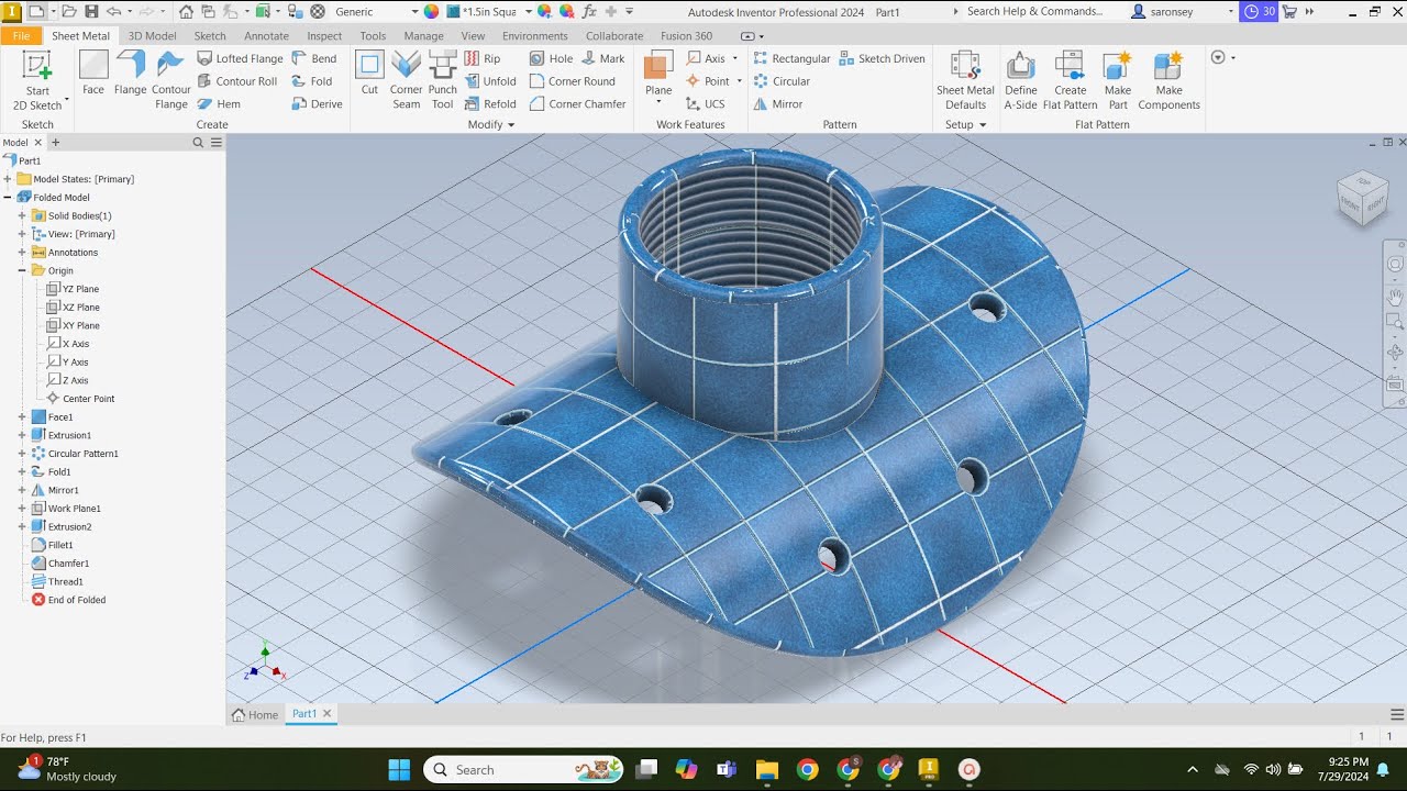SHEET METAL DESIGN FOR BEGINNERS: MASTER AUTODESK INVENTOR WITH EASY-TO-FOLLOW TECHNIQUES!