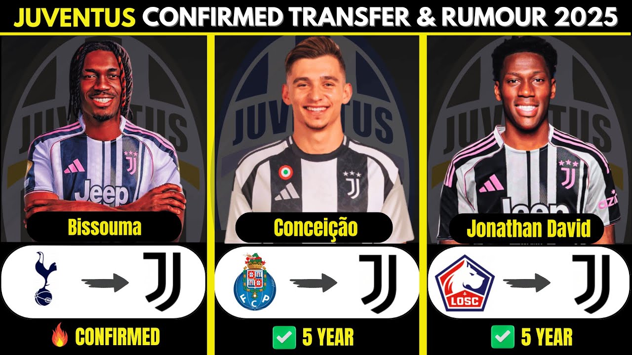 🚨 Juventus Transfer News Confirmed Update Today ✅ Concei&ccedil;&atilde;o to Juventus, Bissouma, Karim Adeyemi...