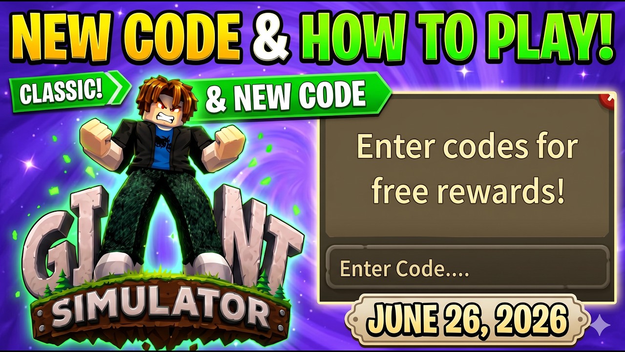 ARTIFACT UPDATE! How to Play & New Codes | Giant Simulator Classic Roblox (June 26, 2026)
