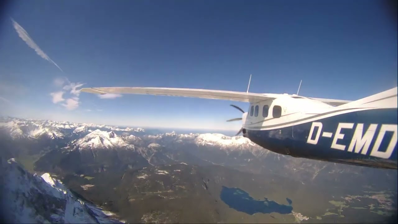 Salzburg Friedrichshafen over the Alps with a Silver Eagle