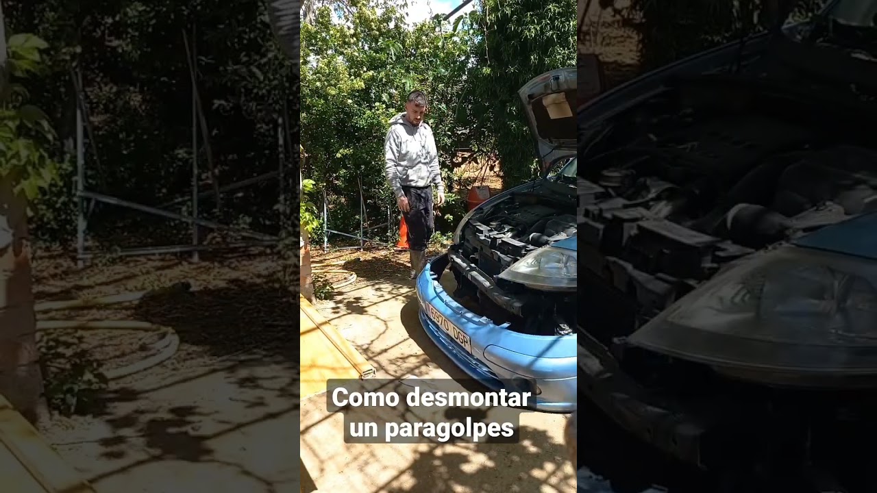 como desmontar un paragolpes