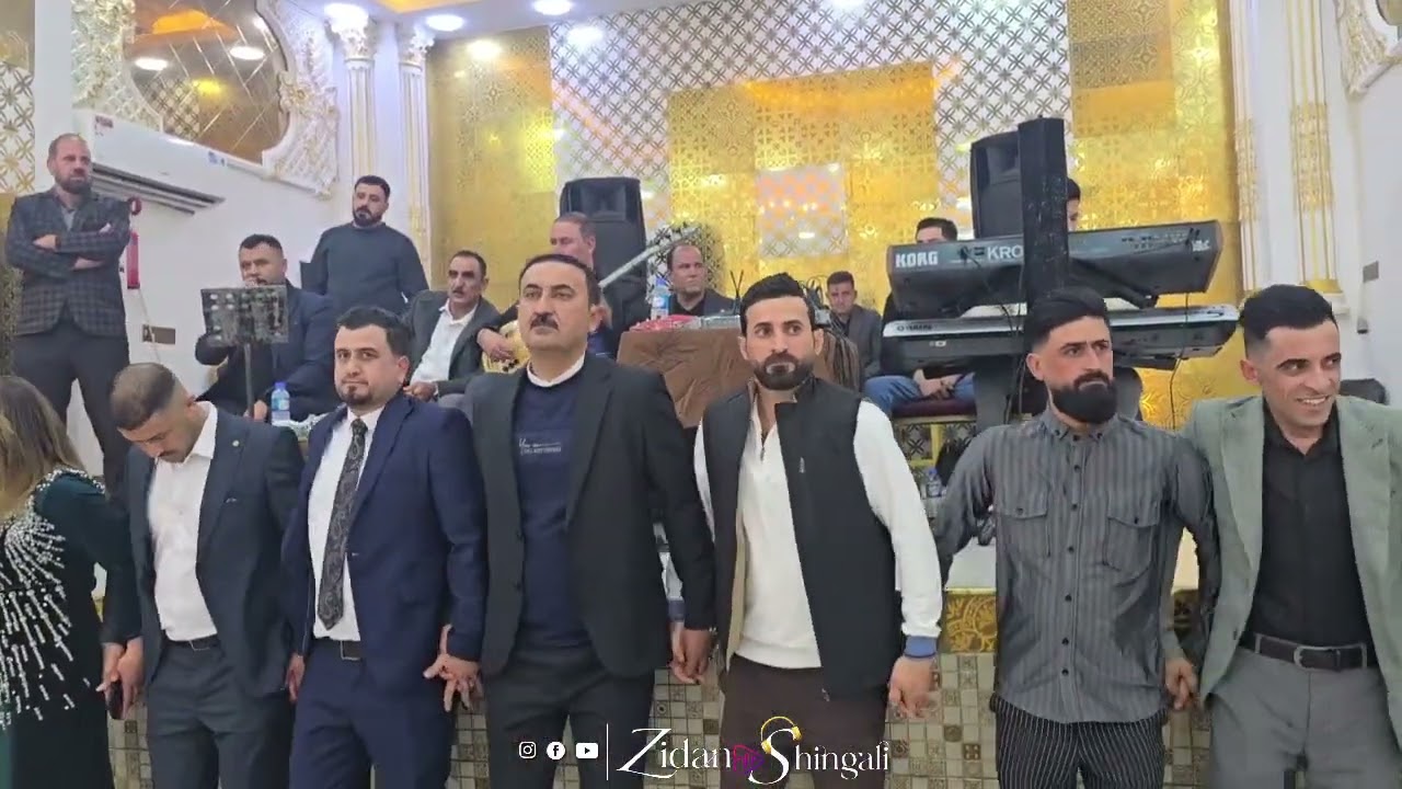 حفلة زفاف عامر & ندى _ زيدان شنكالي في قاعة سنوني 