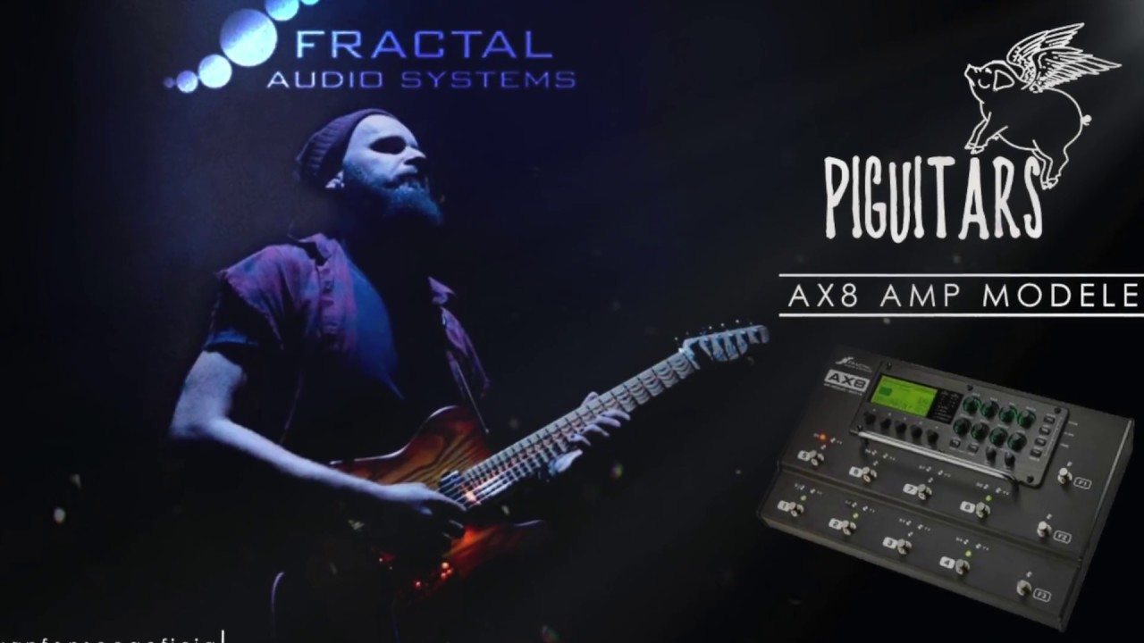 AX8 FRACTAL- Friedman e Frequências da guitarra base e solo.