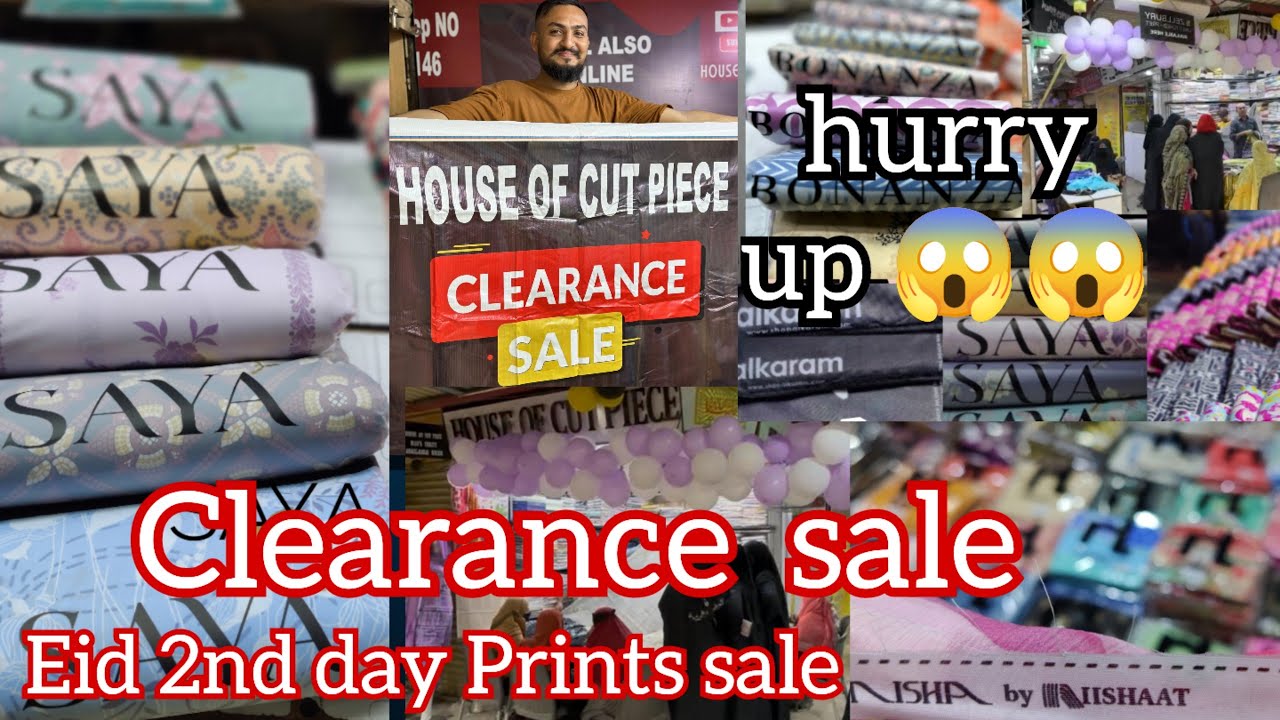 Hurry up! Clearance sale | Eid 2nd day | branded leftover stock *alkaram_saya_bonanza #clearancesale