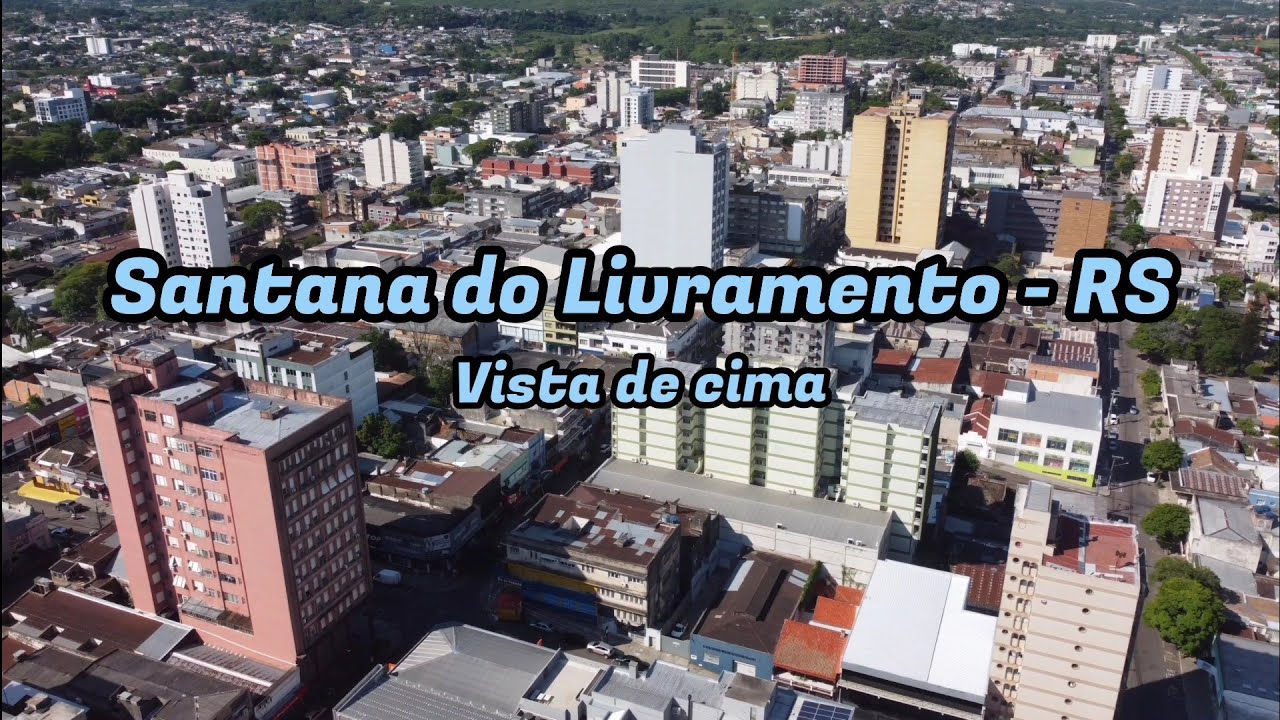 Santana do Livramento - RS - vista de cima