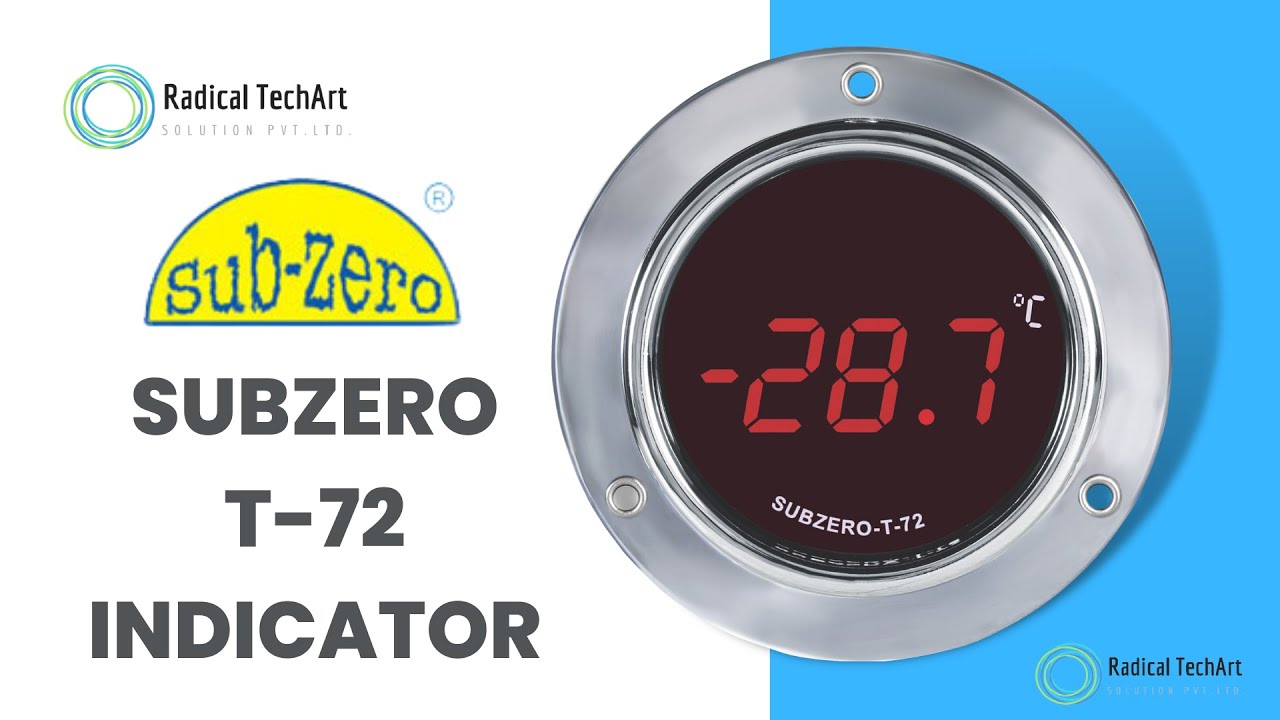 SUBZERO T-72 TEMPERATURE INDICATOR   Unboxing video. RadicalTechArt I RadicalTalks I RadicalTechMart
