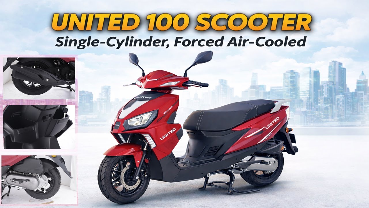 UNITED 100CC SCOOTER | 2026 SCOOTY FOR GIRLS | SELFSTART SCOOTY @AhsanAutos-Official