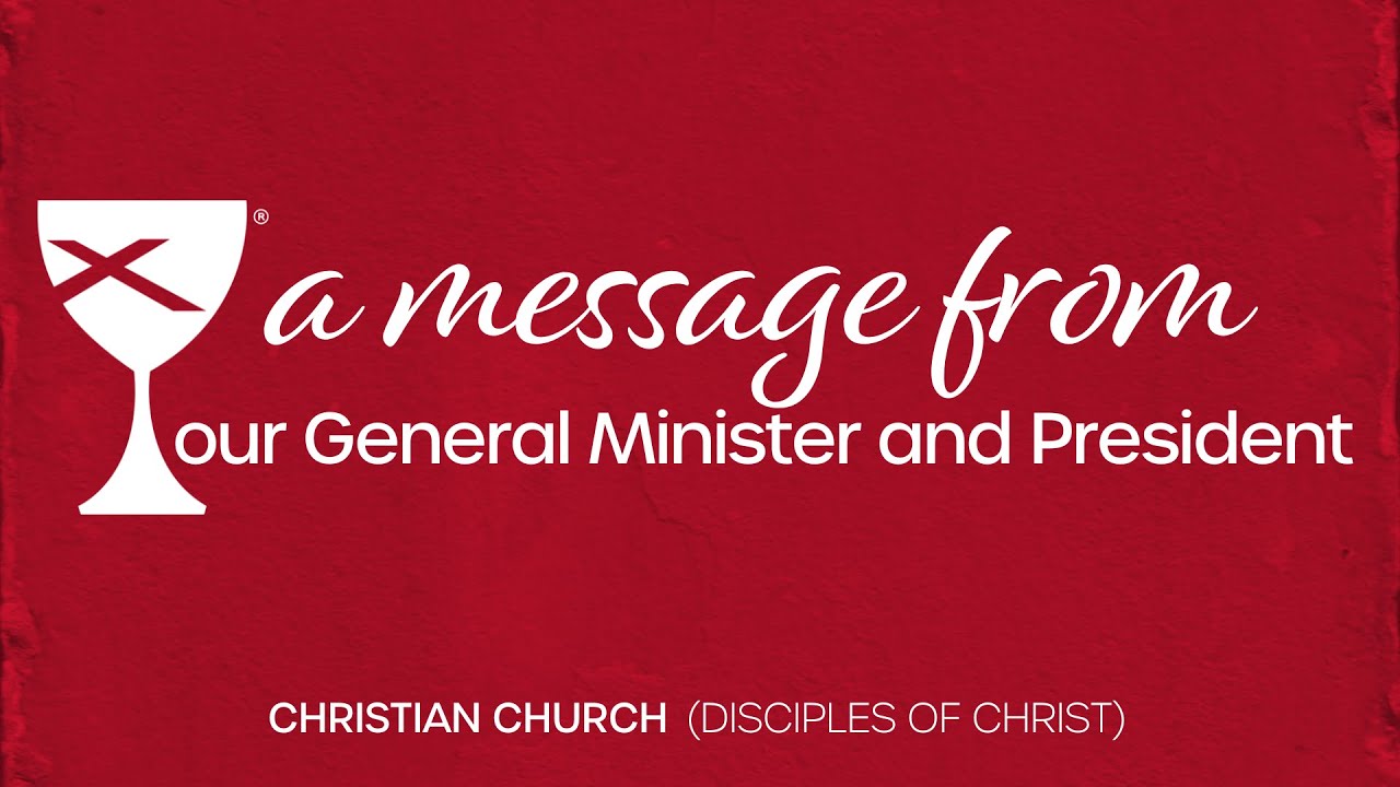 A Sabbatical Message from the General Minister and President