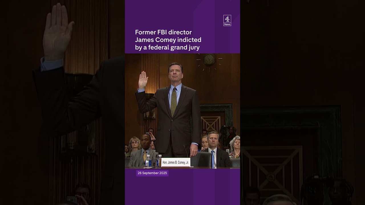 Former FBI director James Comey indicted by federal grand jury
