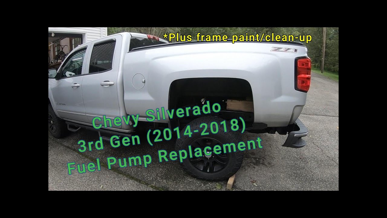Chevy Silverado 3rd Gen 2014-2018 Fuel Pump Replacement