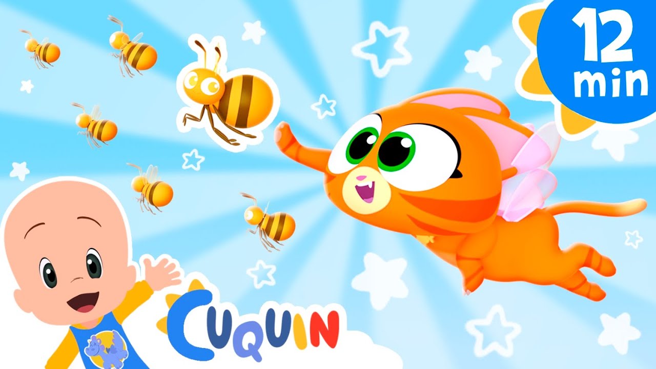 El gatito juega a ser abeja | Mejores canciones infantiles de Cleo y Cuquín