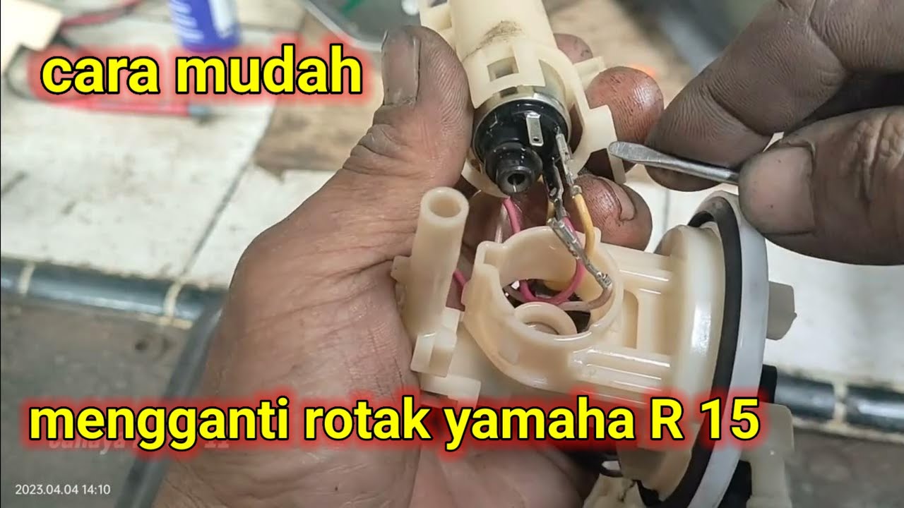 cara mudah mengganti rotak yamaha R 15