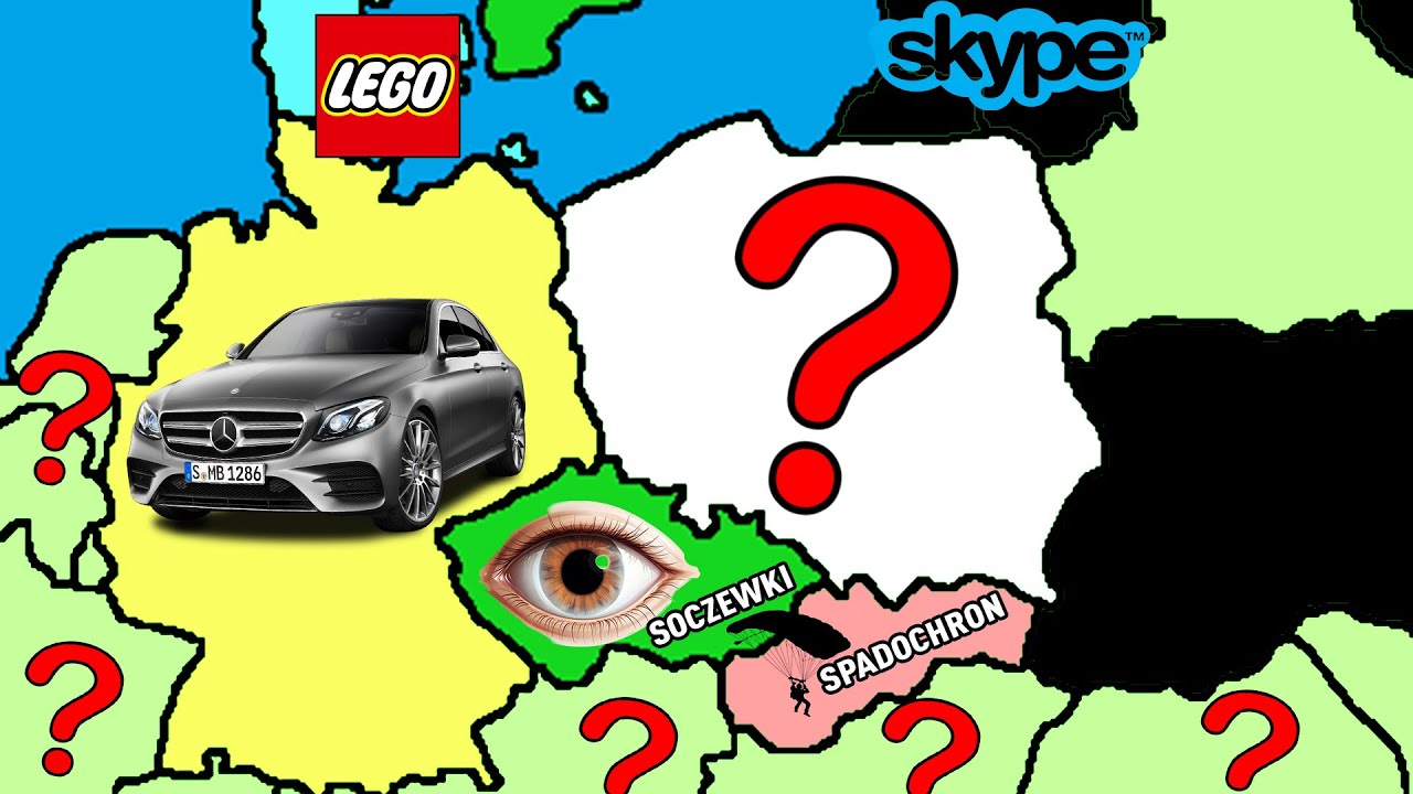 Co NAJWAŻNIEJSZEGO wymyślił każdy kraj EUROPY?