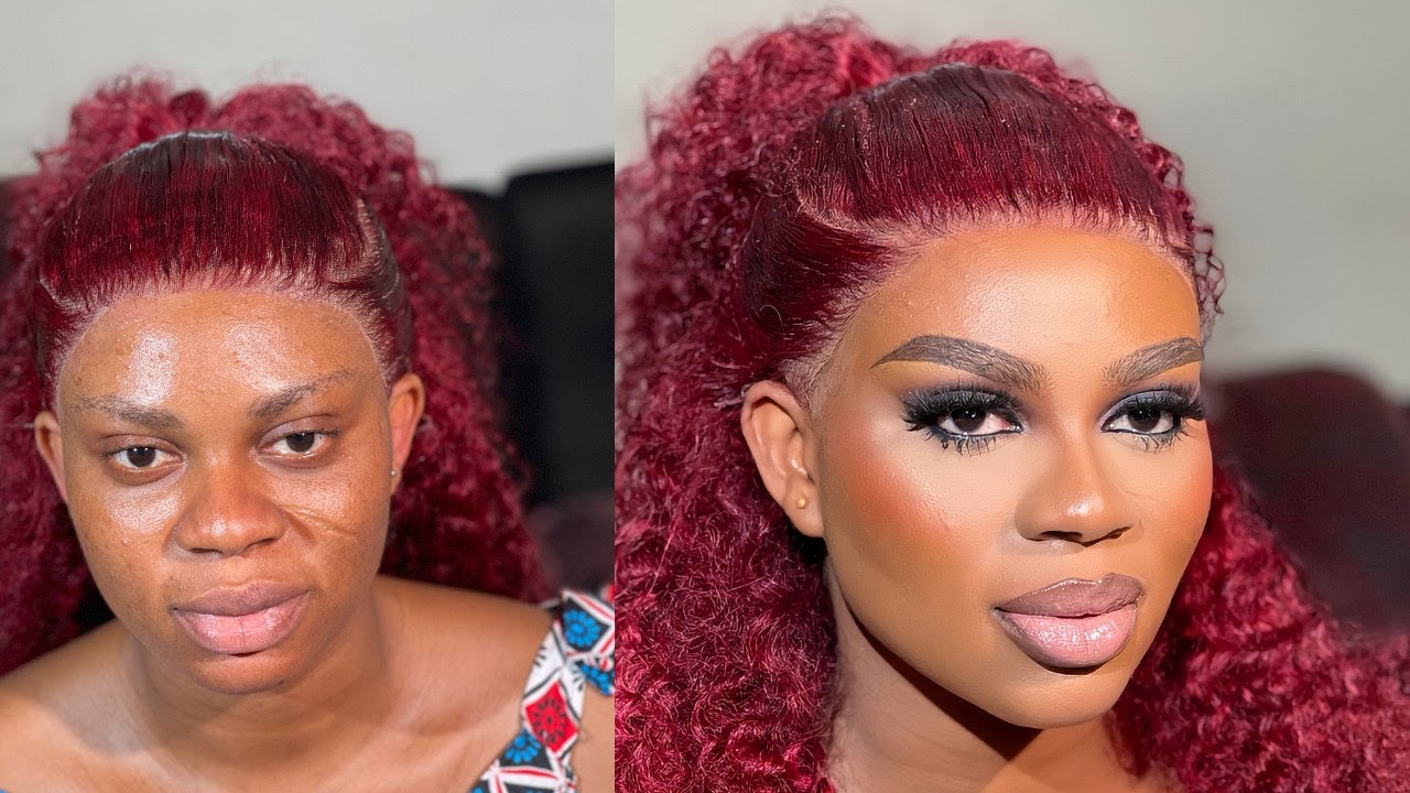 FLAWLESS GLASS SKIN MAKEUP TUTORIAL/SMOKEY  EYE TUTORIAL