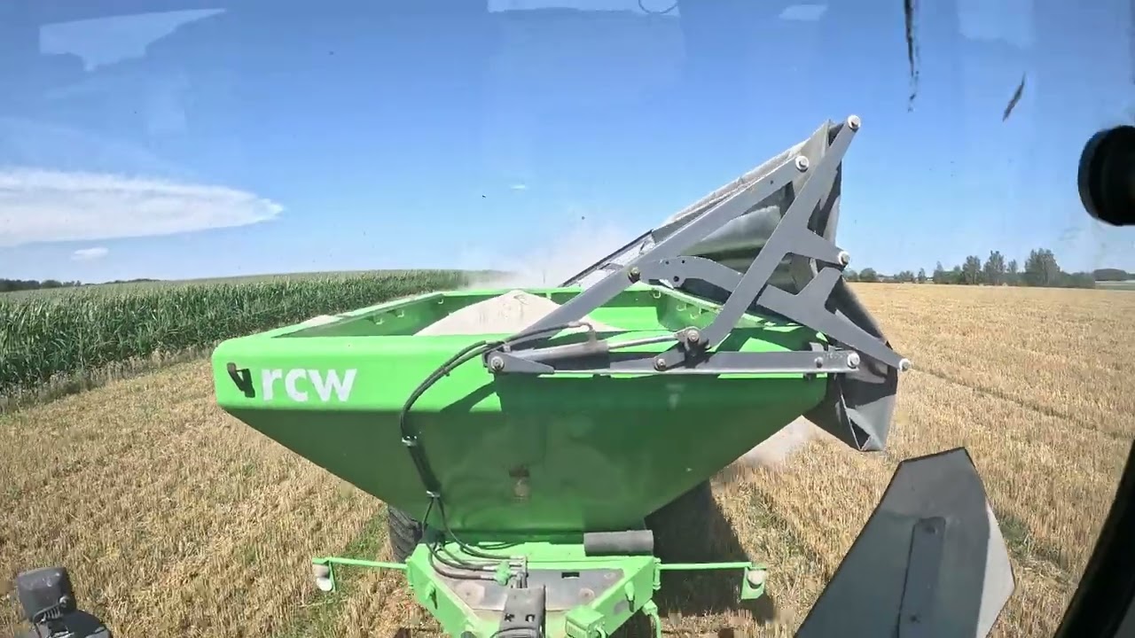 Wapnowanie i ciąg dalszy żniw ❕ Kończymy jęczmień ozimy 🌾