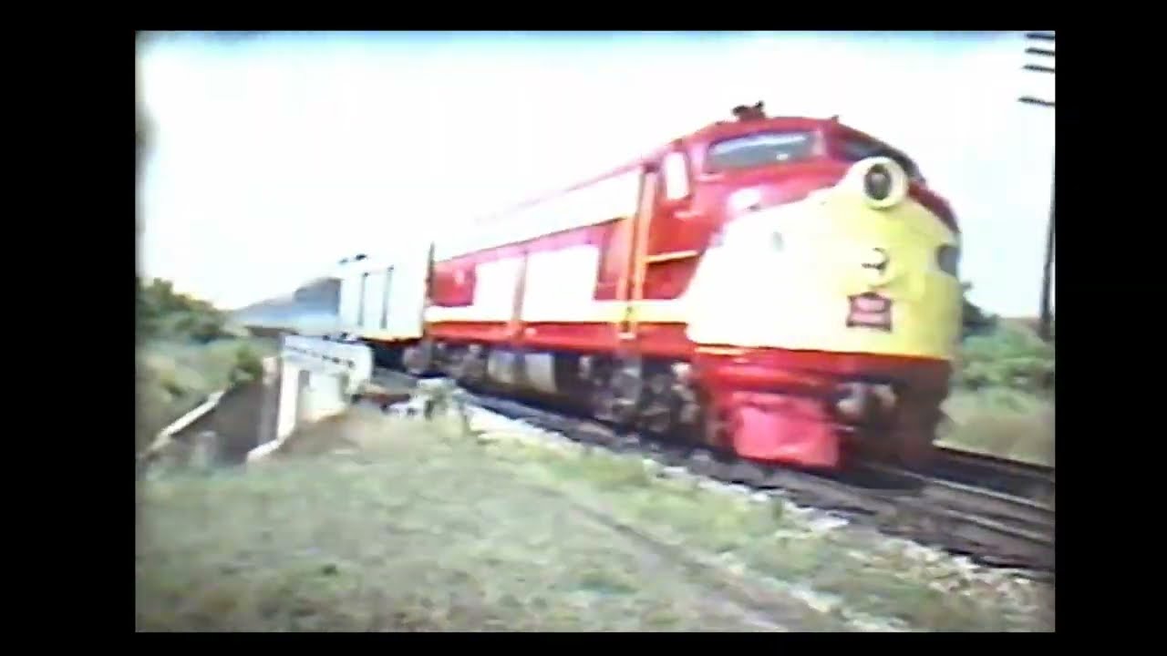 CLASSIC 70's FILM! JOLIET, IL APRIL 1972. SANTA FE, ROCK ISLAND, GM&O WITH UP COACHES!
