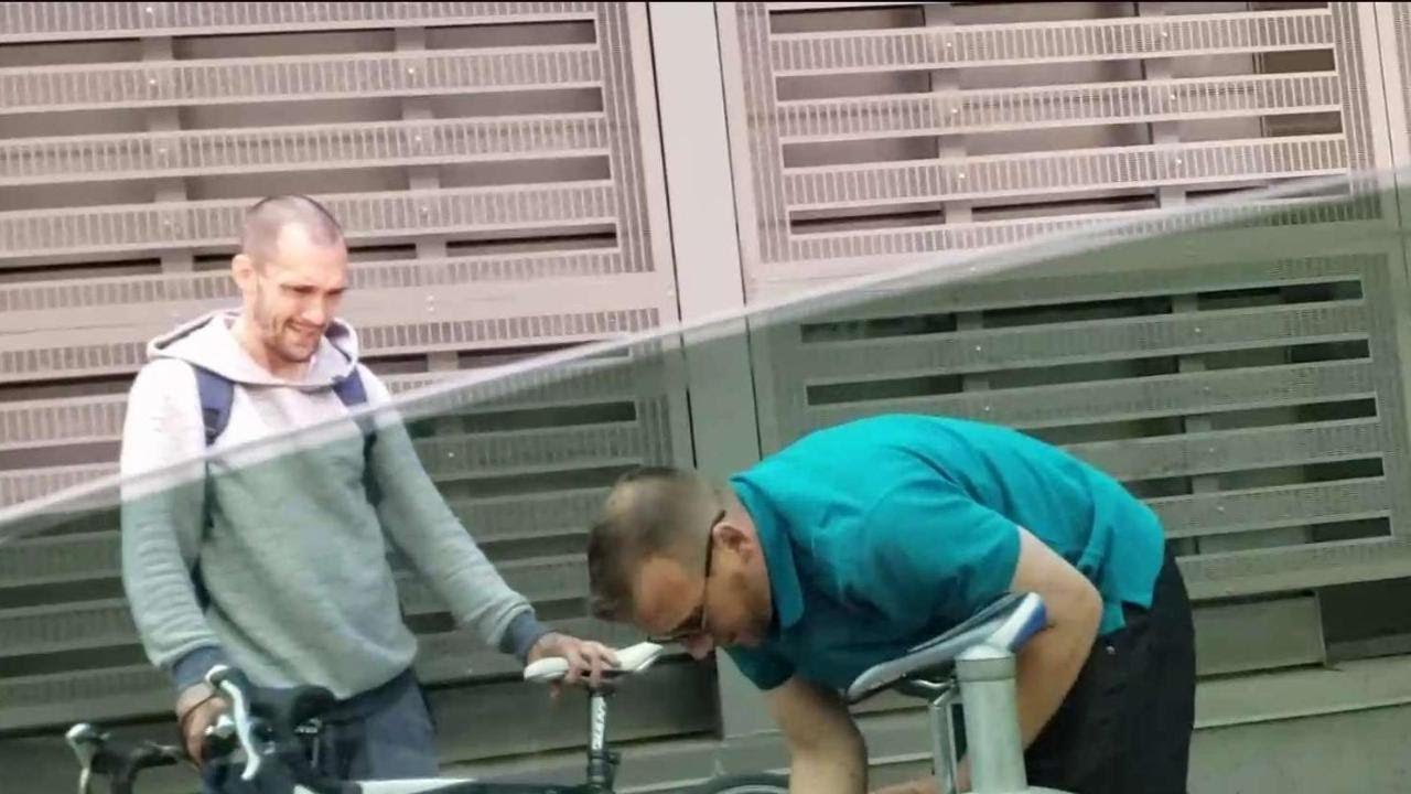 Brazen bike theft caught on video