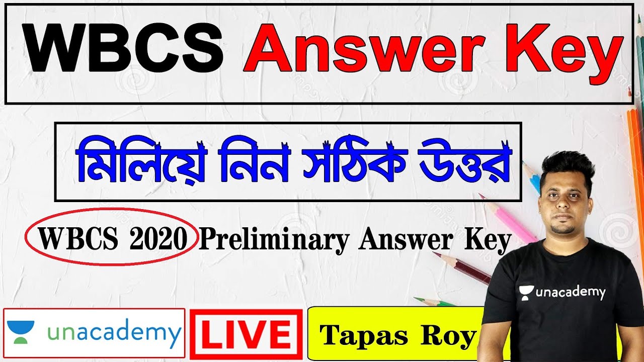 WBCS Prelims 2020 Answer Key | WBCS 2020 Paper Analysis & Cut off in Bengali & English | Tapas Roy