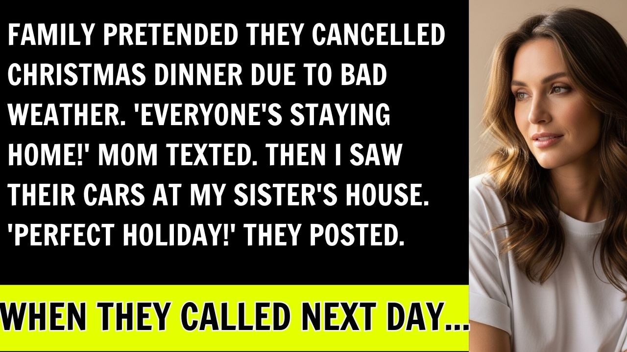 Family Lied To Me They Cancelled Christmas So That I Wouldn't Go. When They Called Me Next Day
