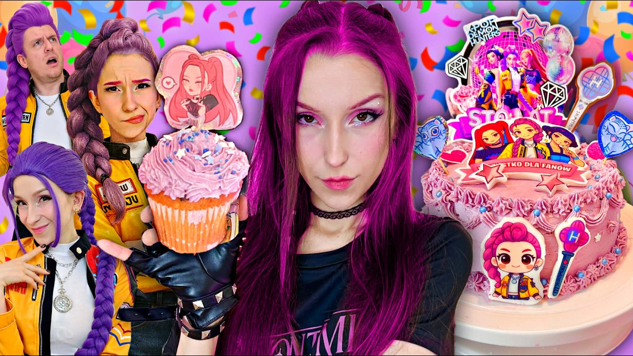 ZROBIŁAM URODZINY W STYLU KPOP DEMON HUNTERS!🤩