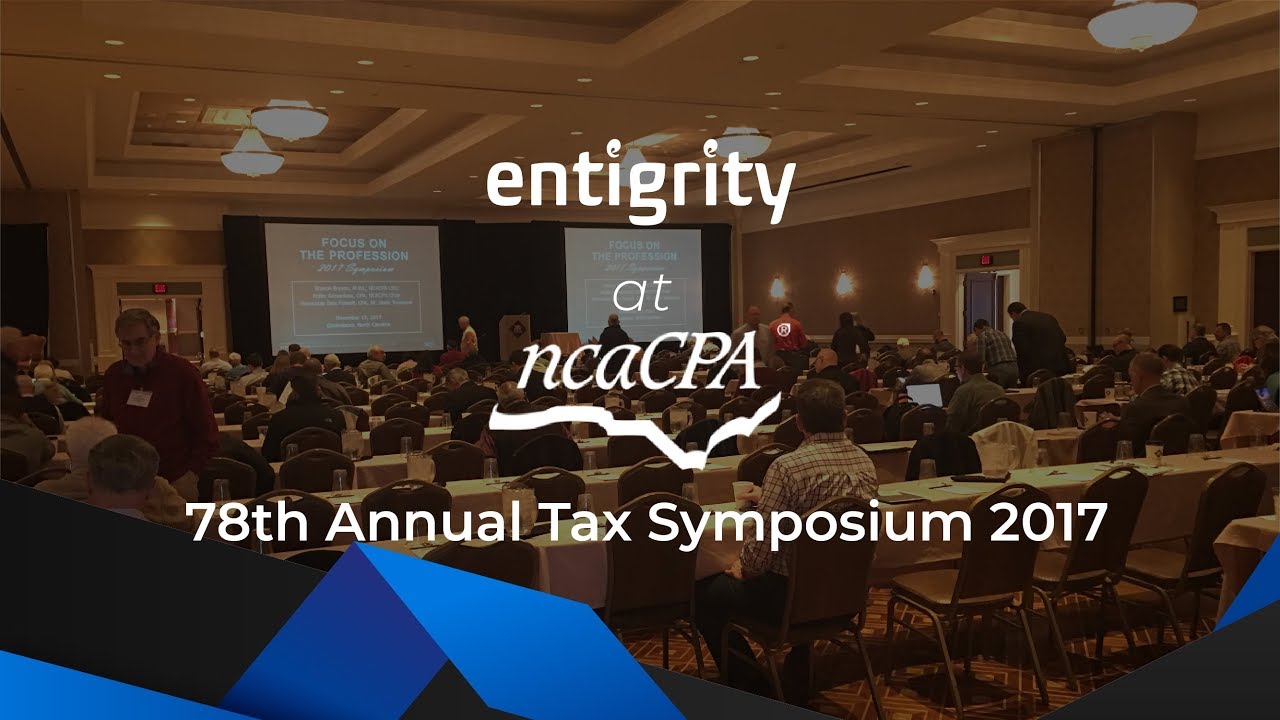 MYCPE ONE (formerly Entigrity) at 78th Annual NCACPA Annual Tax Symposium 2017