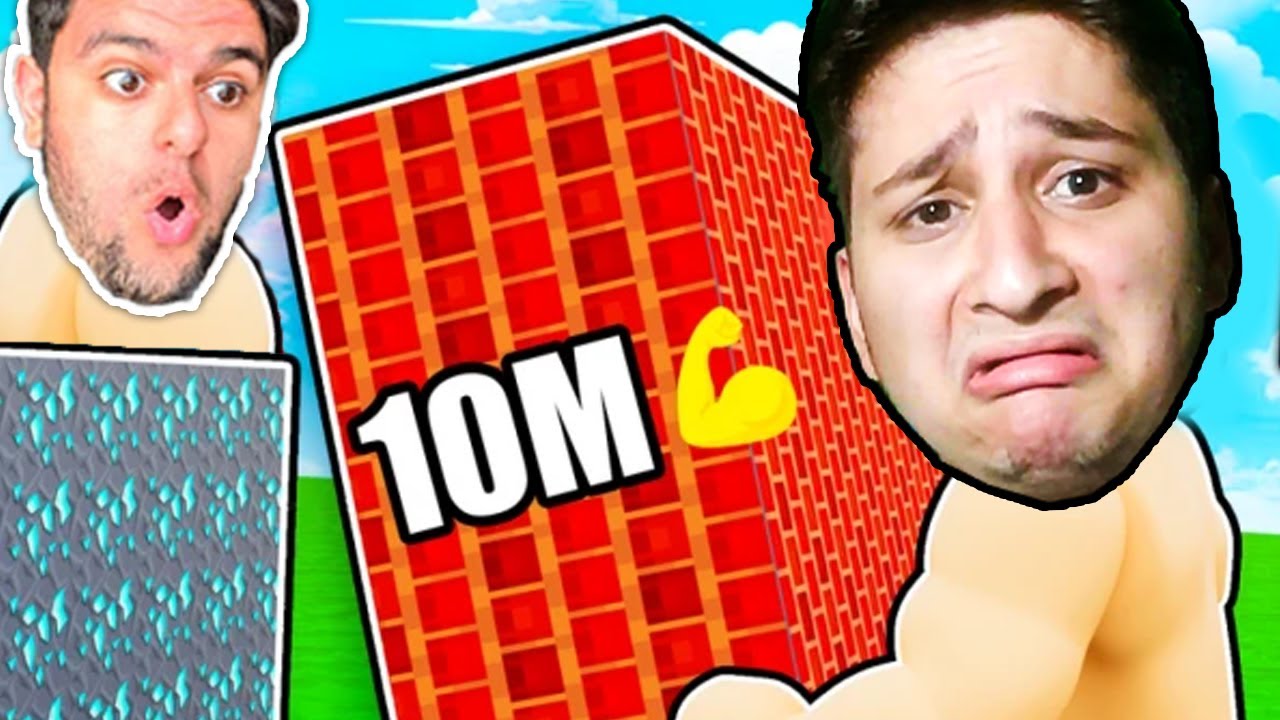 გიგანტური ლავა კედელი ავწიე Roblox Lift Wall Simulator ში ! ავწევ 1.000.000 კგ იან კედელს?
